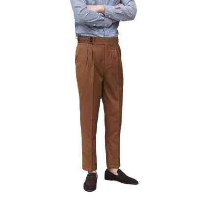 Pantalon de costume slim à brides et boucle Paris
