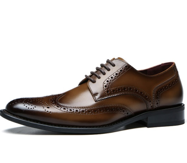 Echtes Leder Business Casual Dress Lederschuhe im britischen Stil