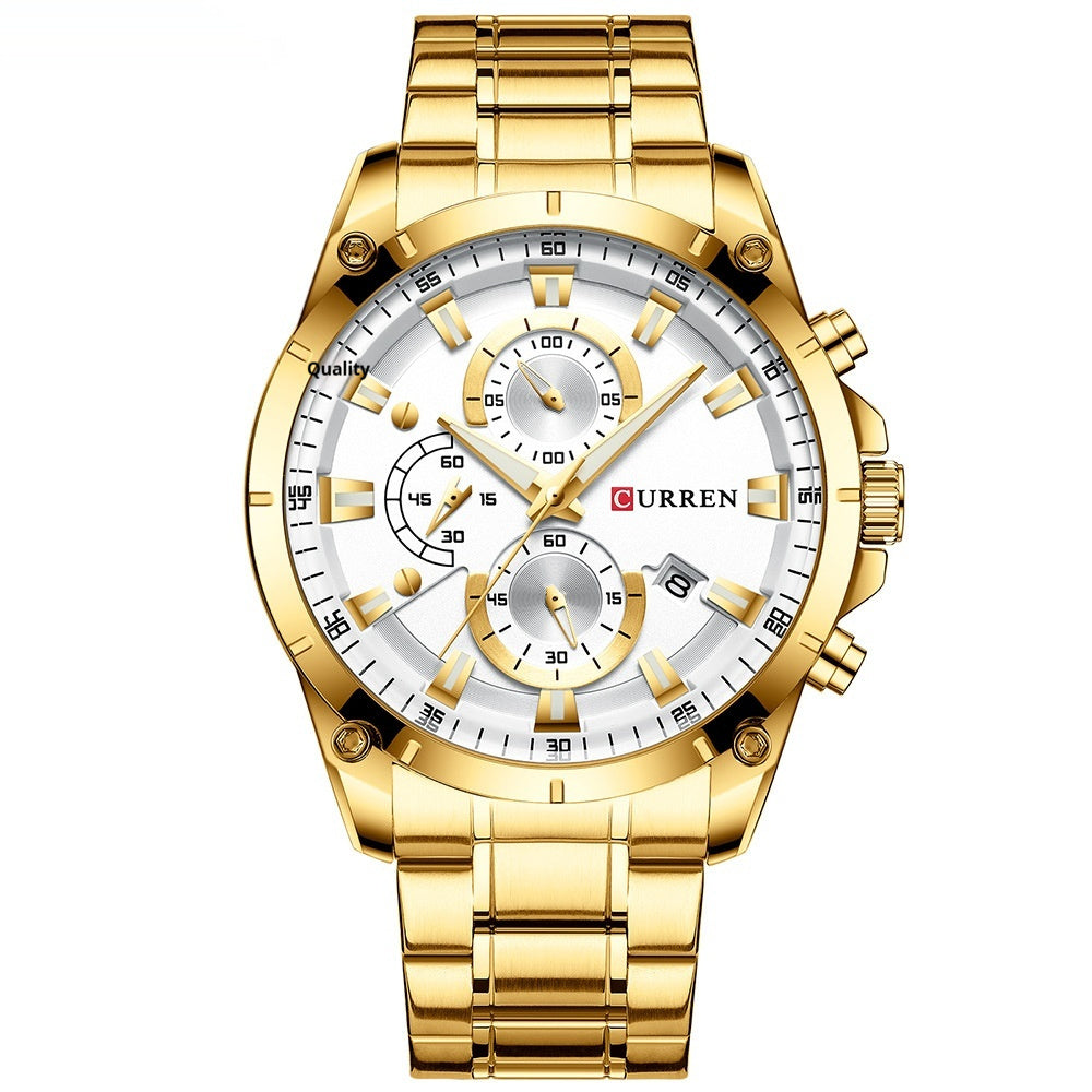 Fashionable Mens Waterproof Business Watch - ARCHSHOPE