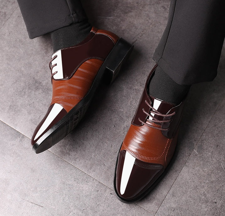 Sommer neue schuhe herren business kleid große größe schuhe mode hundert turm hochzeit schuhe