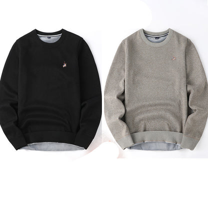 Pull Homme Automne Hiver Plus Velours Épaississant Base