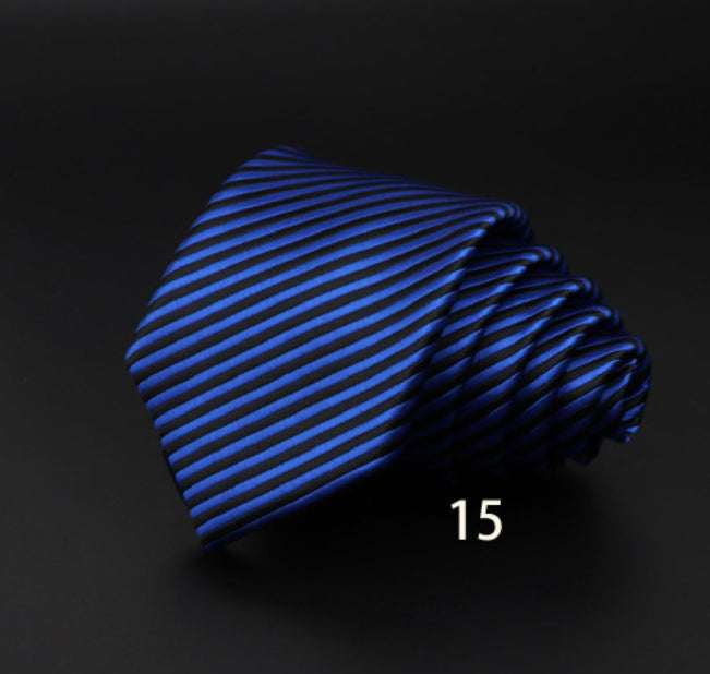 Men's Striped British Gentleman Polyester Fiber Tie - ARCHSHOPE