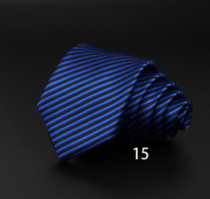 Men's Striped British Gentleman Polyester Fiber Tie - ARCHSHOPE