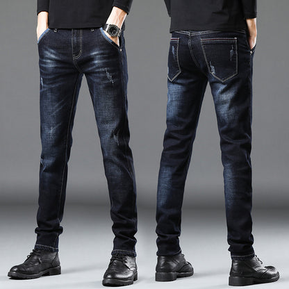 Herren Lose LeggingsElastische Casual Plüsch Männer