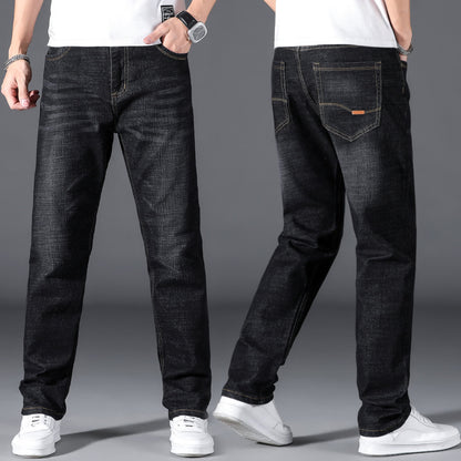 Sommer Dünne Jeans männer Lose Gerade