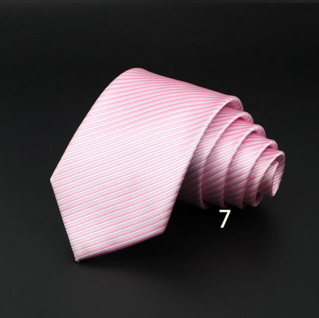 Men's Striped British Gentleman Polyester Fiber Tie - ARCHSHOPE