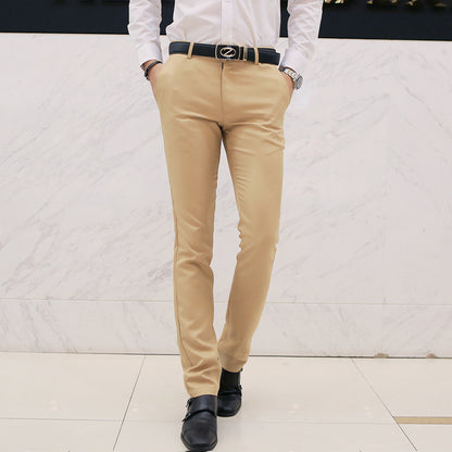 Casual business hosen männer Koreanische slim-fit casual hosen