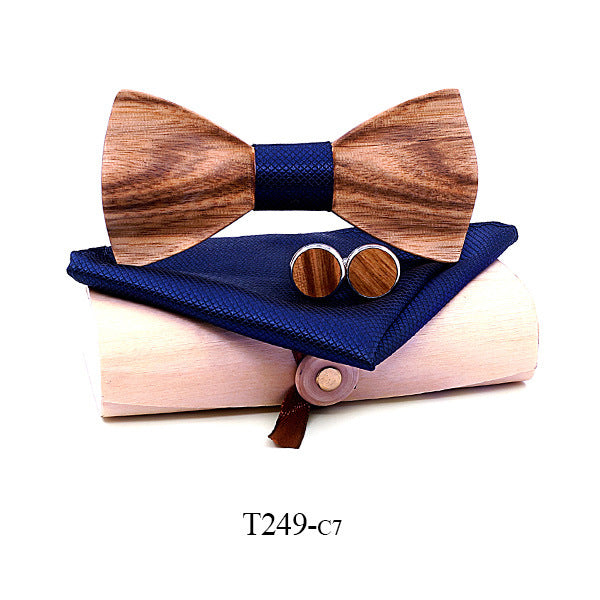 Zebra wood wooden bow tie - ARCHSHOPE