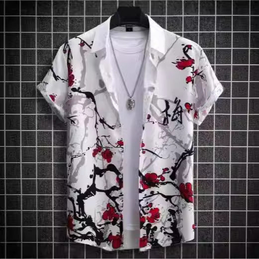 T-shirt décontracté à manches courtes et impression numérique 3D grande taille