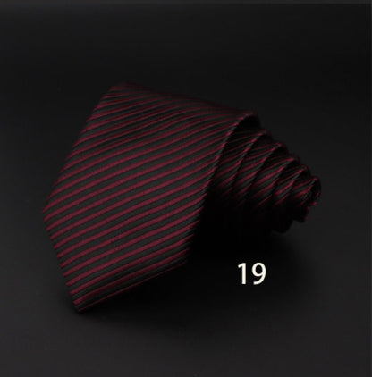 Men's Striped British Gentleman Polyester Fiber Tie - ARCHSHOPE