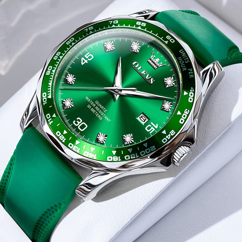 Green Submariner Quartz Watch Luminous Men's Watch - ARCHSHOPE