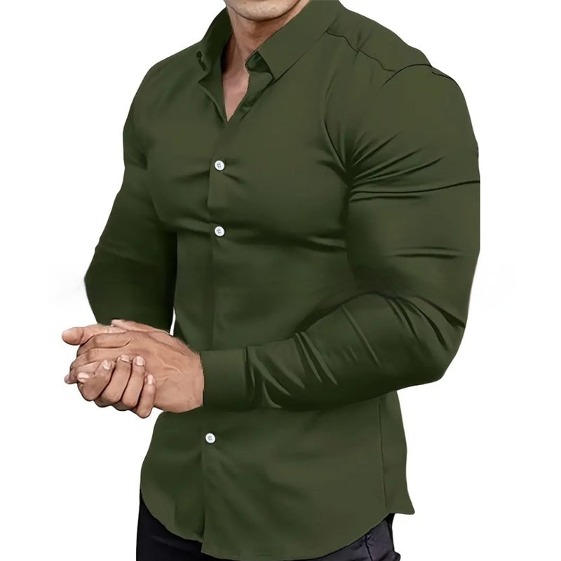 Men's Business Non-ironing Professional Anti-wrinkle Casual Shirt - ARCHSHOPE
