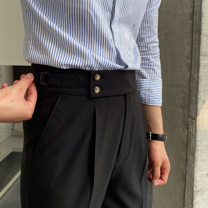Herren-Design-Anzughose Herren-Geradehose