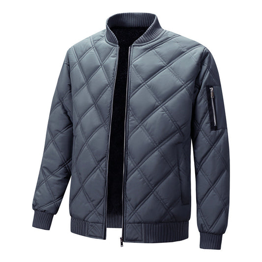 Fashion Personality Men's Fleece Lined Coat