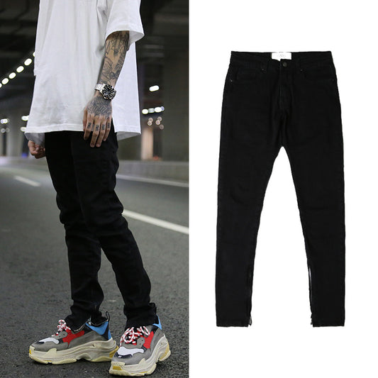 Jean noir extensible