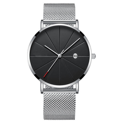 Simple calendar watch male creative waterproof quartz watch - ARCHSHOPE