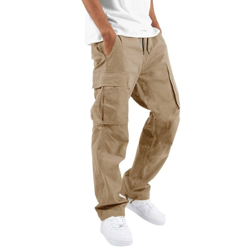 Trade Drawstring Multi-pocket Casual Trousers - ARCHSHOPE