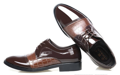 Muster herbst männer spitzen business kleid schuhe leder herren schuhe einzelnen schuhe schuhe männer