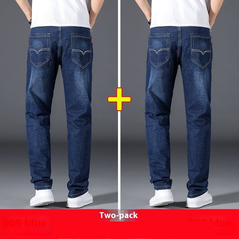 Sommer Dünne Jeans männer Lose Gerade