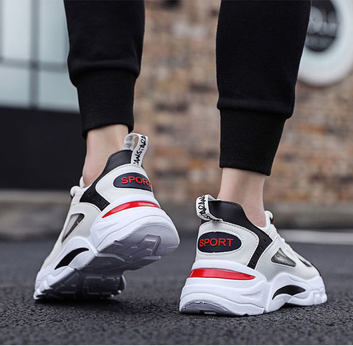 Weiße Turnschuhe Männer Rutschfeste Walking Laufschuhe Sport