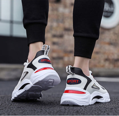 Weiße Turnschuhe Männer Rutschfeste Walking Laufschuhe Sport