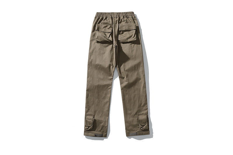 Herren Cargohose mit Kordelzug und Knöcheltaschen