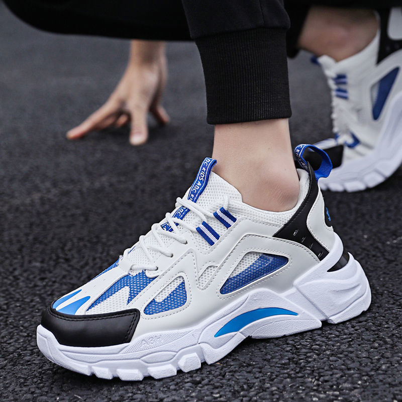 Weiße Turnschuhe Männer Rutschfeste Walking Laufschuhe Sport