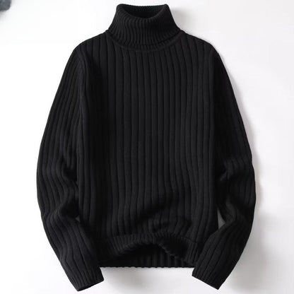 Pull col roulé chaud pour homme, polyvalent, idéal pour l'automne et l'hiver