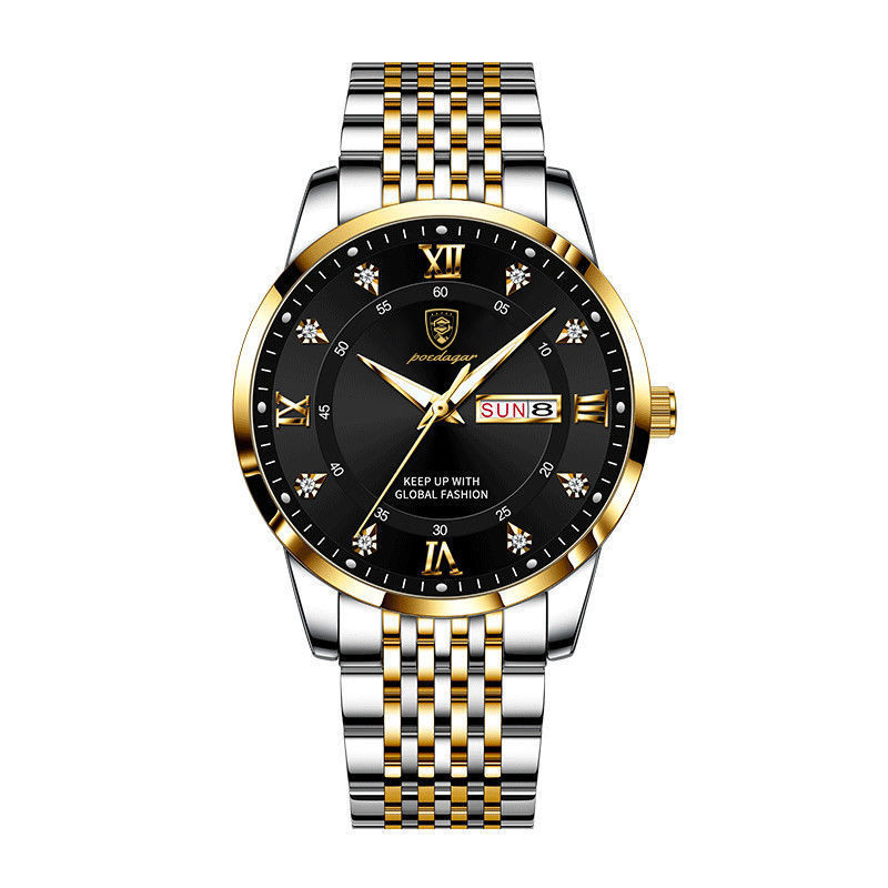 New Men's Watch Waterproof Luminous Calendar - ARCHSHOPE