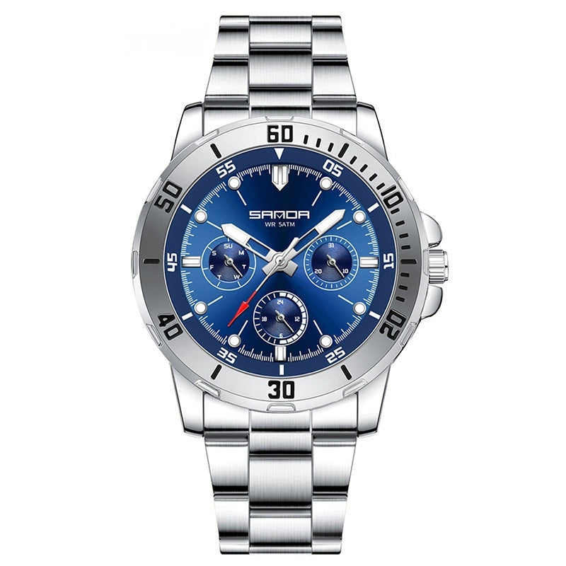 Multifunctional Waterproof Quartz Watch For Men - ARCHSHOPE
