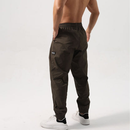 Fitnesshose Herren Baumwolle Locker