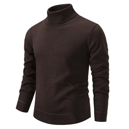 Autumn And Winter Velvet Thickening Sweater Knitwear Men's Turtleneck - ARCHSHOPE