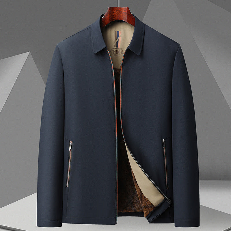 Fall Winter Men Fleece Padded Jacket - ARCHSHOPE