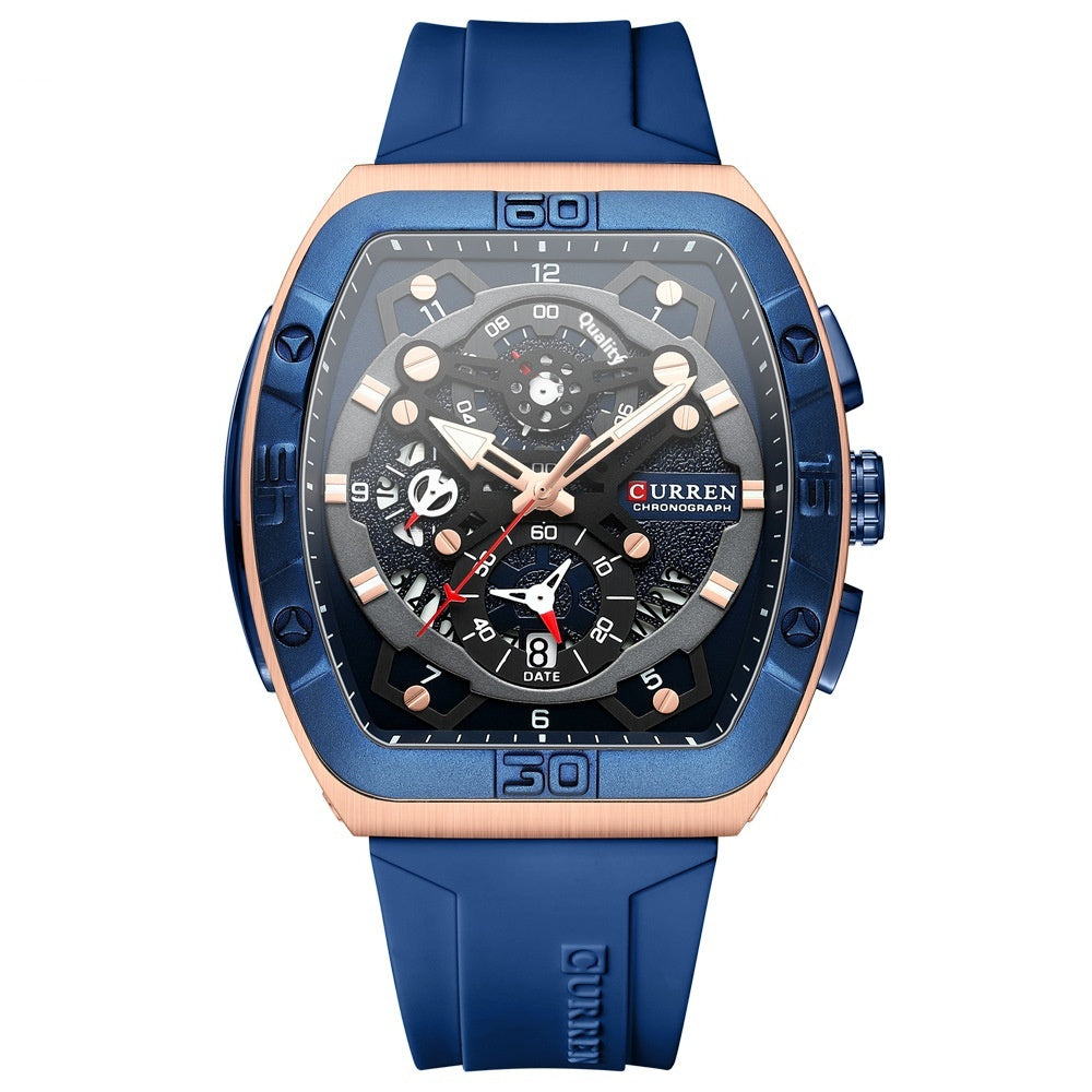 Cairen Unisex Six-Hand Quartz Watch Sporty Style Multi-Function Water-Resistant - ARCHSHOPE