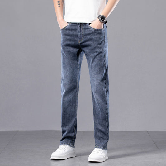 Herren Straight Slim Stretch Freizeithose