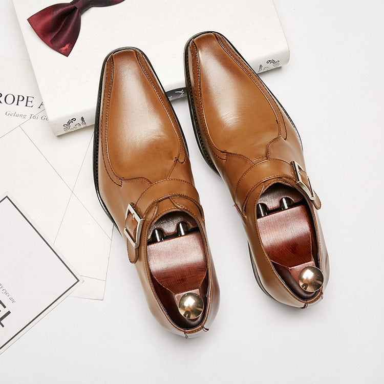Chaussures pour hommes, chaussures d'affaires japonaises en cuir, chaussures habillées en cuir