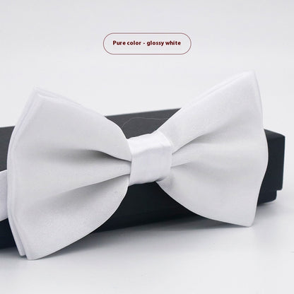 Men's Solid Color Formal Wear Wedding Business Casual Groom Groomsman Bow Tie - ARCHSHOPE