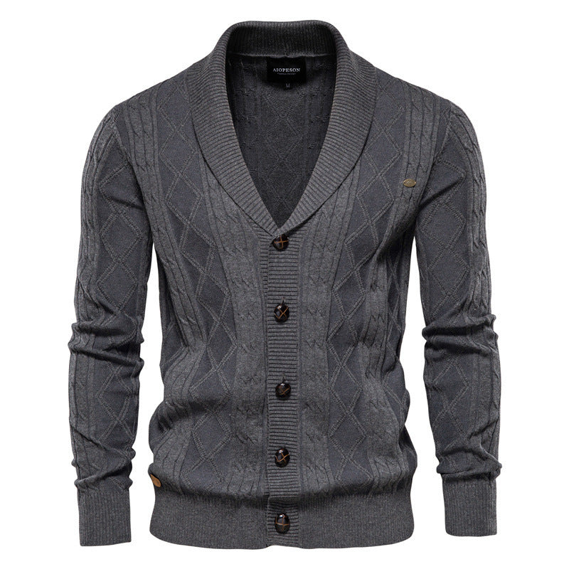 Pull cardigan homme tendance pull rembourré