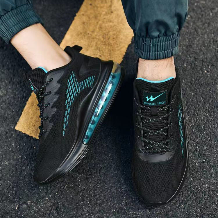 Mesh Slip On Air Cushion Schuhe Herren Sport Sneakers Höhe erhöhende Mode Freizeitschuhe