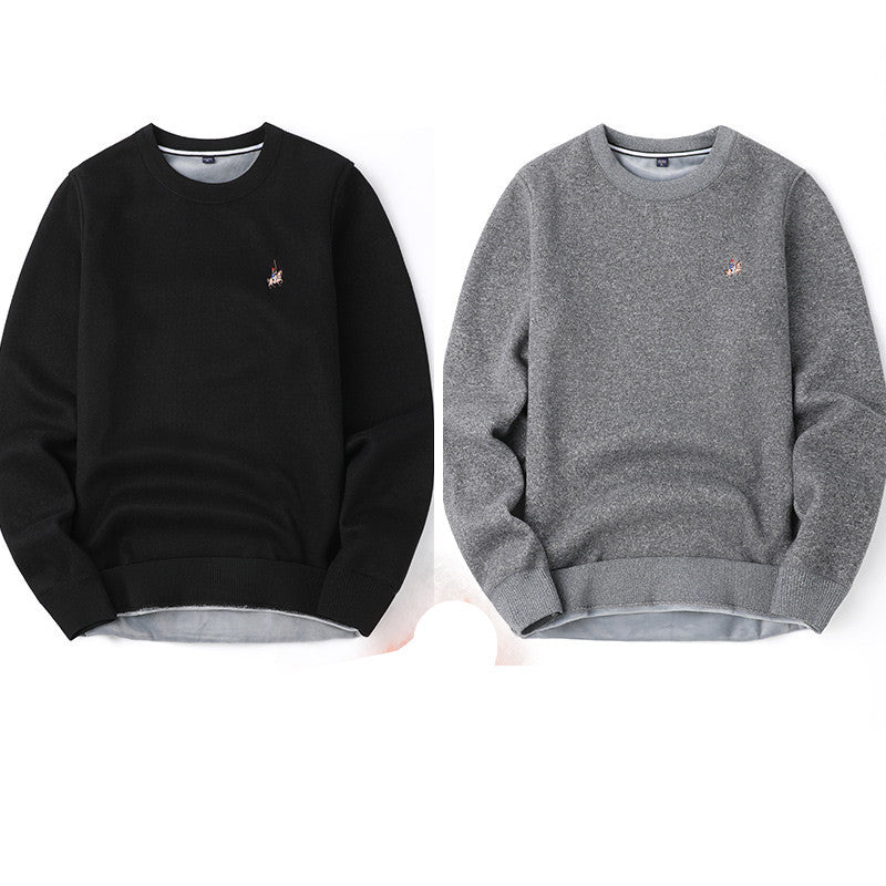 Pull Homme Automne Hiver Plus Velours Épaississant Base