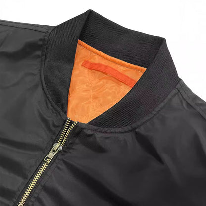 Herrenjacke Neue Frühling Herbst Männliche Baseballjacken Pilot Männer Outwear Mantel Reißverschluss Herrenuniform