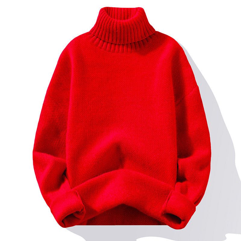 Pullover Weicher Pullover Herren Slim-Fit Verdicktes Pullover-Unterhemd