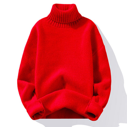 Pullover Weicher Pullover Herren Slim-Fit Verdicktes Pullover-Unterhemd