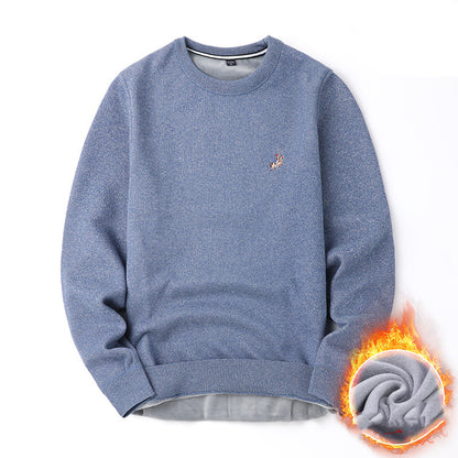 Pull Homme Automne Hiver Plus Velours Épaississant Base