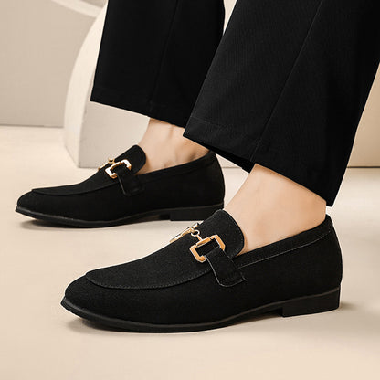 Fashion Personality Suede Leather Shoes Men - ARCHSHOPE