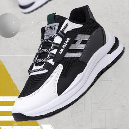 Baskets blanches pour hommes, chaussures de sport, course à pied, marche