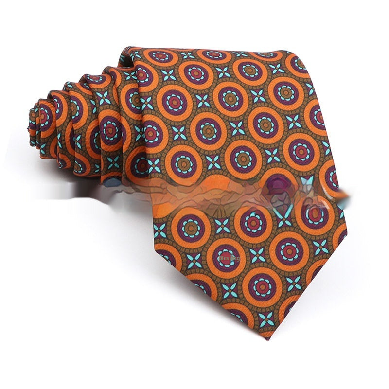 Business Polyester Men's Printed Workplace Tie - ARCHSHOPE