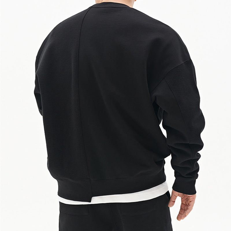 Pullover Round Neck Sweater Loose Men Clothes - ARCHSHOPE