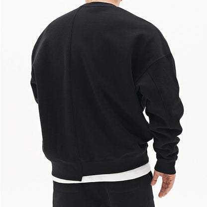 Pullover Round Neck Sweater Loose Men Clothes - ARCHSHOPE