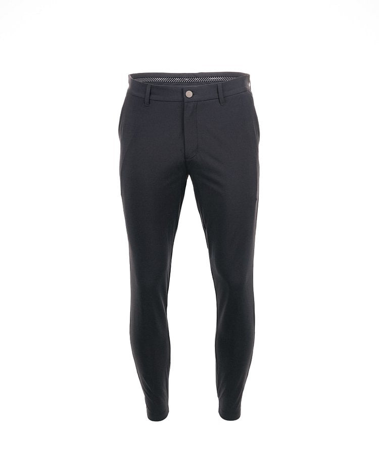 Pantalon de couleur unie, coupe slim décontractée, coupe ajustée, bas de jambe étroit, poches serrées, style européen et américain